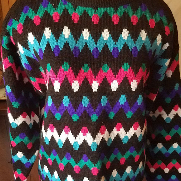 Easter Gone Wild Vintage Ugly Sweater - Picture 1 of 2
